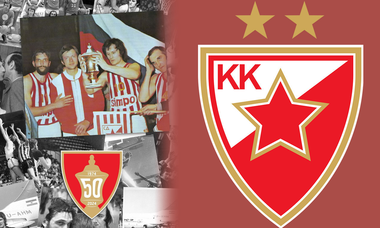 DANAS JE DAN KOJIM SE PONOSI SVAKI ZVEZDAŠ: KK Crvena zvezda slavi 50 godina od osvajanja PRVOG EVROPSKOG TROFEJA!