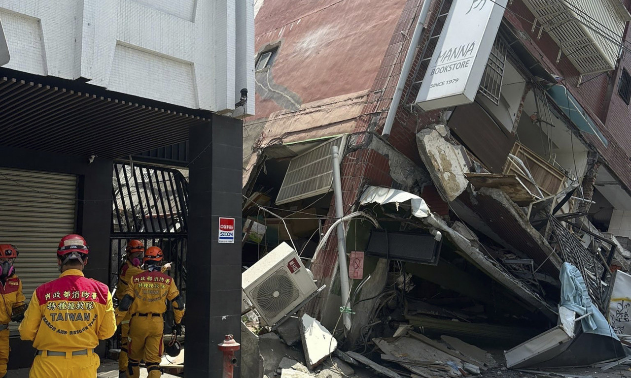 SVE SE JOŠ TRESE! Čak 101 potres posle razorne magnitude 7,4: Pogledajte SMAK SVETA na TAJVANU (VIDEO)