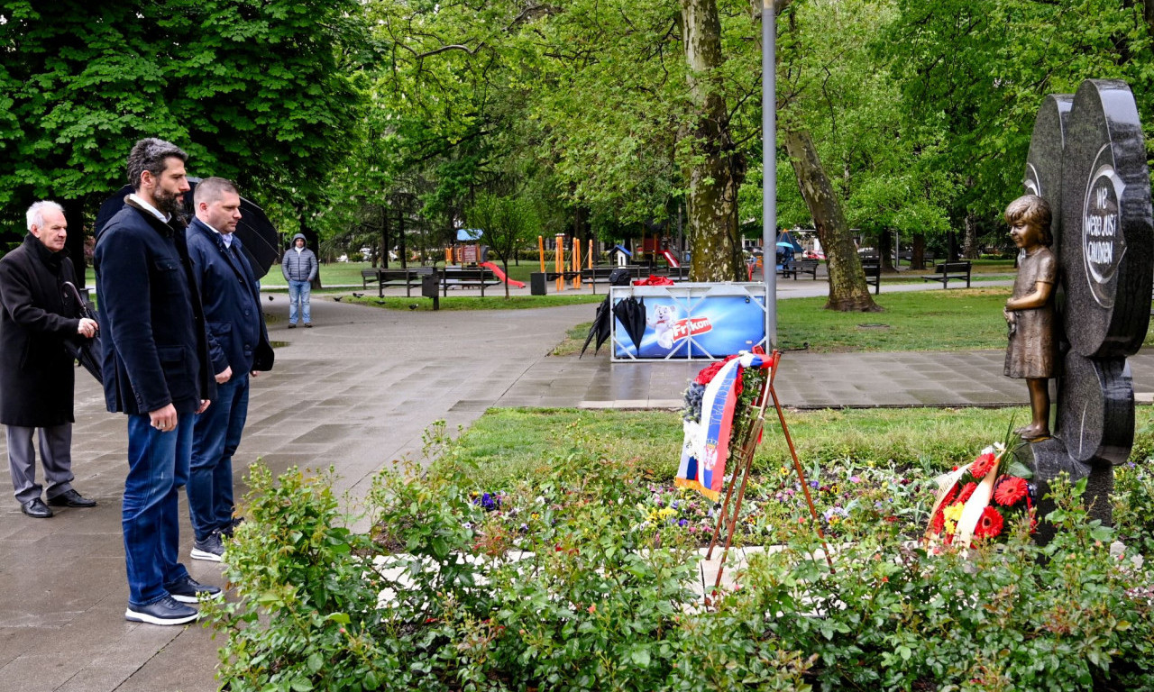 Šapić u znak sećanja na Milicu Rakić: Ne smemo zaboraviti NEVINE ŽRTVE bombardovanja, naročito našu decu