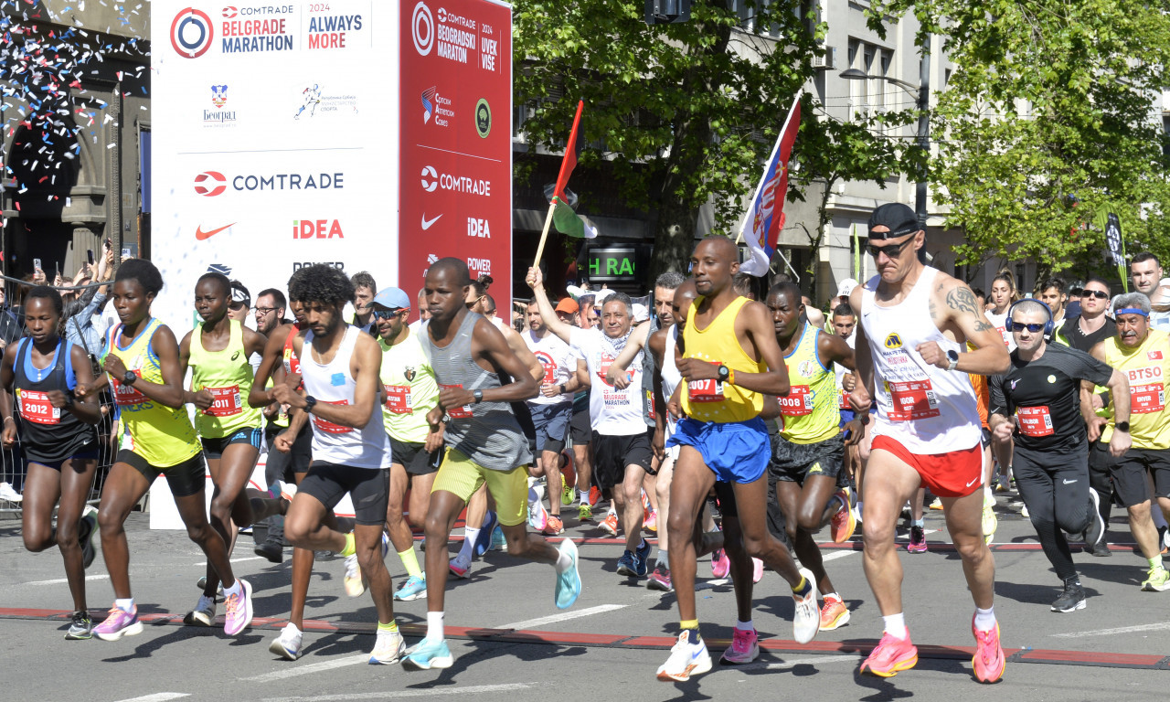 SPEKTAKULARNI MARATON U PRESTONICI! Pogledajte Beograd u takmičarskom duhu; KENIJAC pobedio i umalo OBORIO REKORD (FOTO)