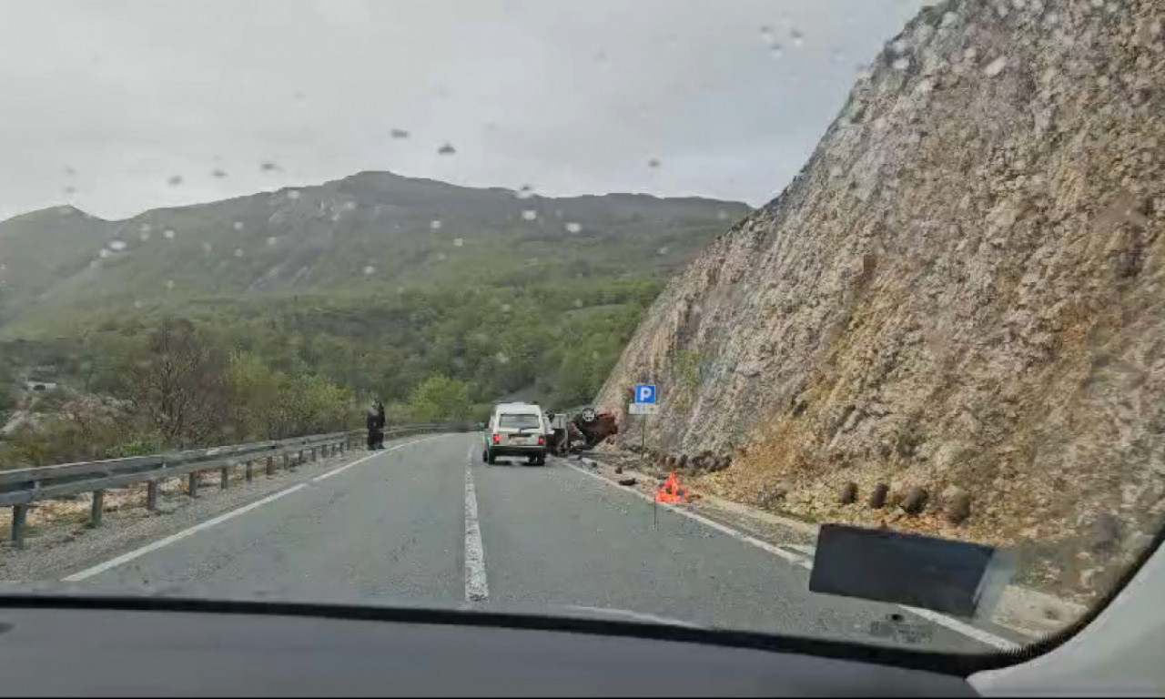 STENA SE OBRUŠILA NA ČOVEKA I UBILA GA NA MESTU! Teška tragedija na magistrali