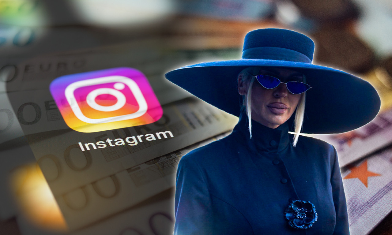 JELENI KARLEUŠI UGAŠEN INSTAGRAM! Dobijala je čak 15.000 EVRA po FOTOGRAFIJI, a sada je ostala bez svega