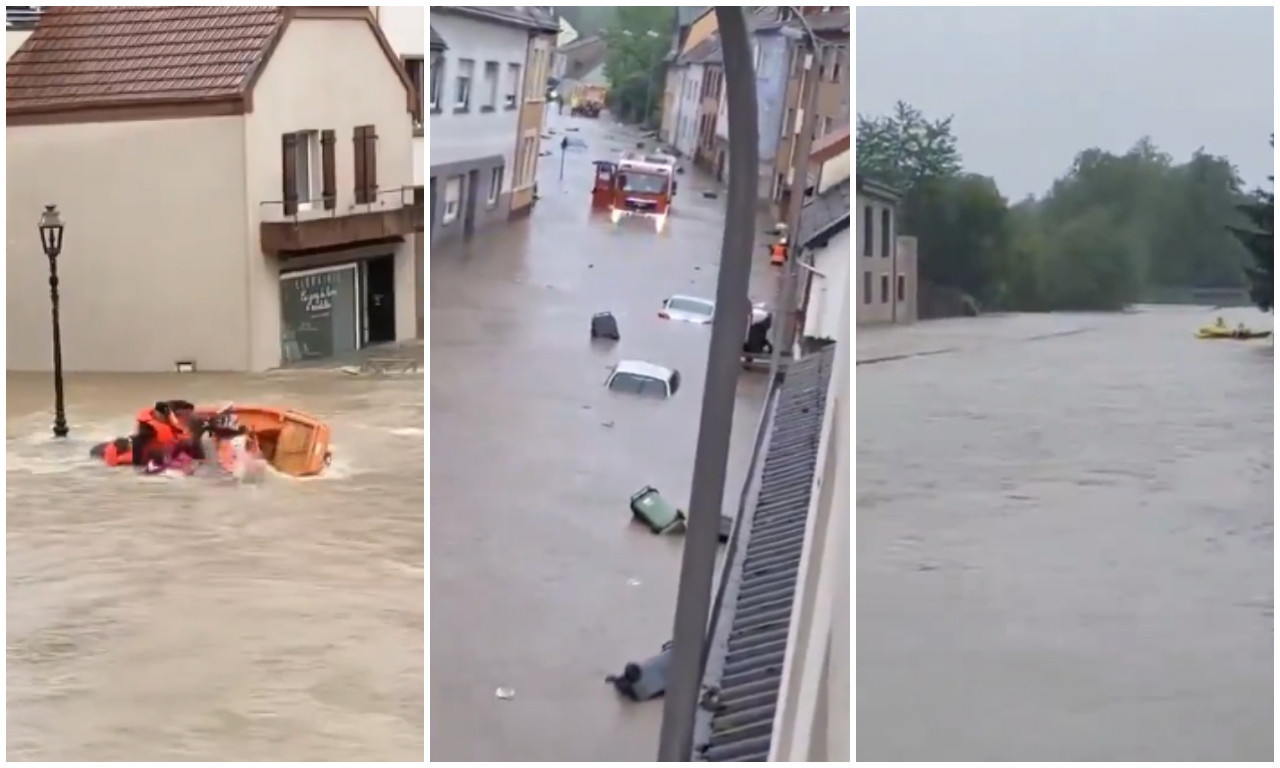 Pogledajte APOKALIPTIČNE SCENE IZ NEMAČKE: Obilne PADAVINE izazvale POPLAVE, proradila KLIZIŠTA (VIDEO+FOTO)