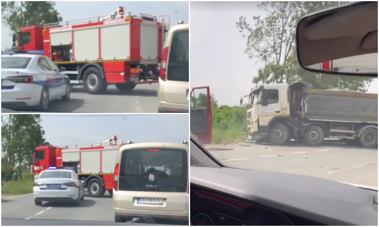 SLIKE UŽASA! Pogledajte PRVE FOTOGRAFIJE SAOBRAĆAJNE NESREĆE kod Obrenovca, poginula jedna osoba