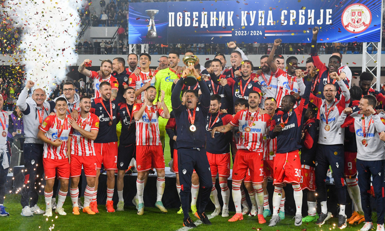 Crvena zvezda osvojila trofej Kupa i time osvojila četvrtu UZASTOPNU DUPLU KRUNU!