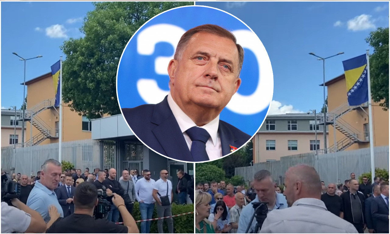 POČELO SUĐENJE DODIKU! Ovakvom dočeku nije se nadao ni sam Dodik!