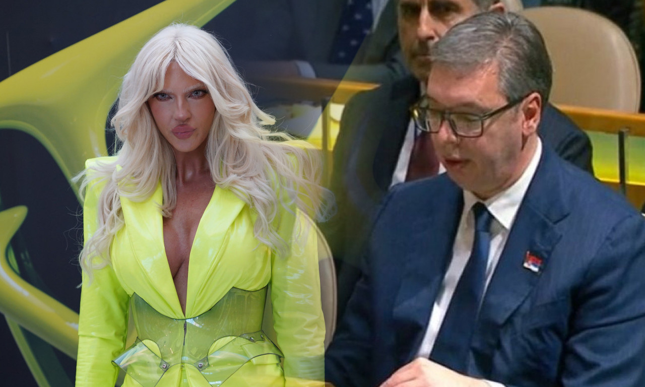 Oglasila se JELENA KARLEUŠA tokom VUČIĆEVOG izlaganja u NJUJORKU: Svim srcem uz PREDSEDNIKA!