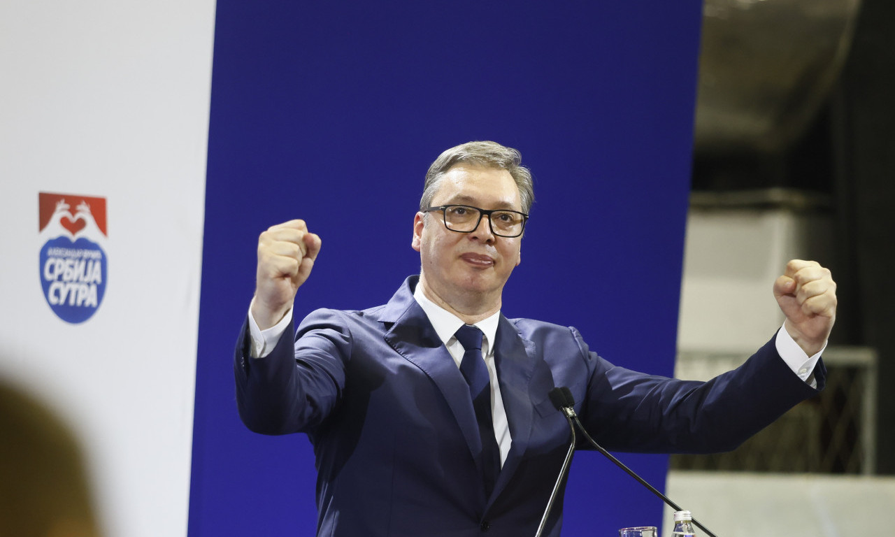 Predsednik VUČIĆ na skupu u Beogradu:  Nemamo drugu otadžbinu i nećemo je dati NIKOME!