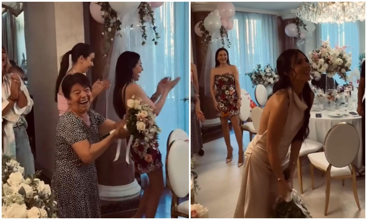 Otkriveno šta je Ceca nosila na Anastasijinom venčanju, a evo ko je uhvatio bidermajer (VIDEO)