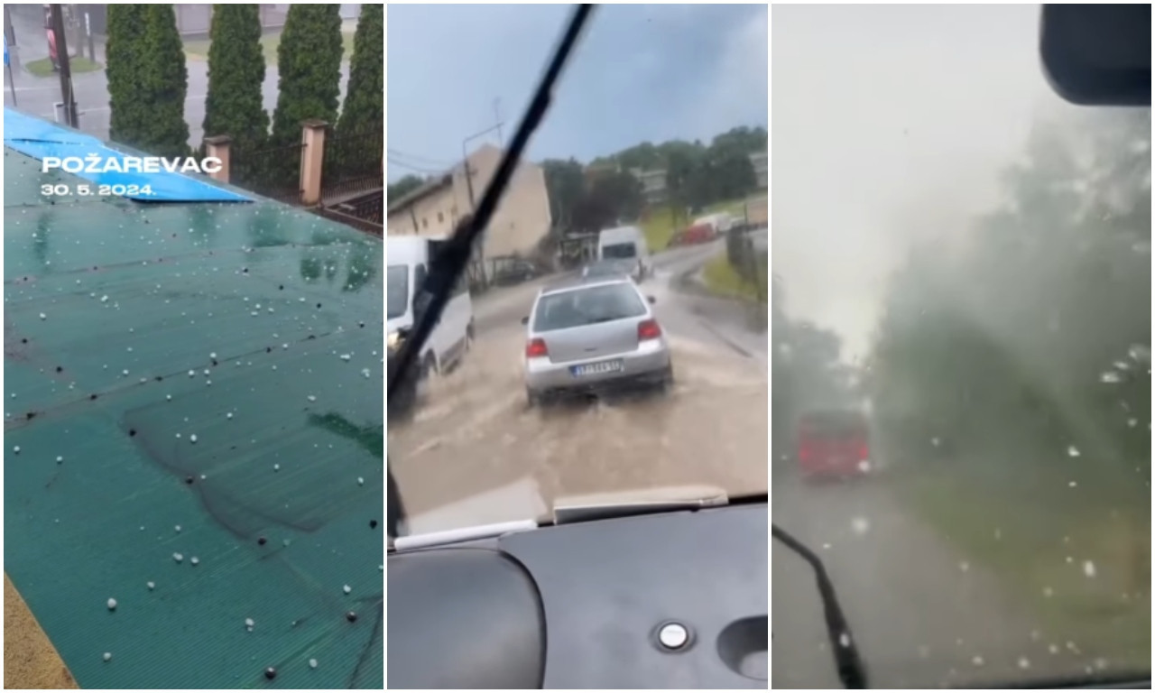 POTOP U VALJEVU! SRUČIO SE GRAD NA ZAPADU SRBIJE, automobili se jedva kreću (VIDEO)