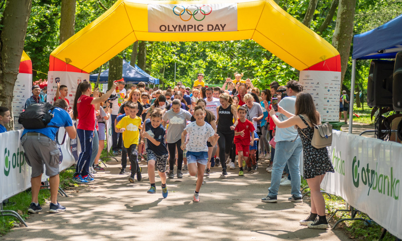 Olimpijski dan prvog juna u Hajd parku u Beogradu