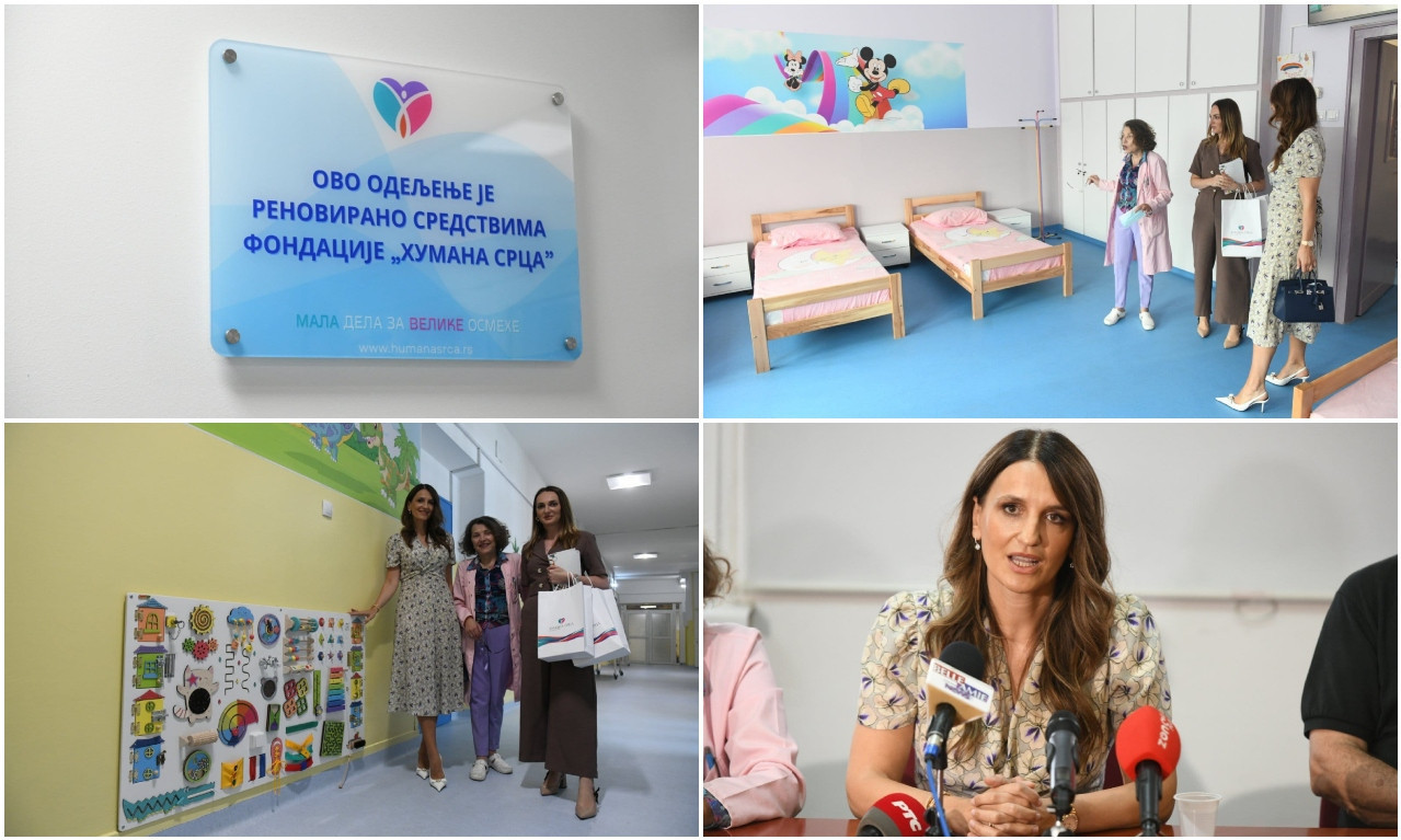 Renovirana dva sprata dečije bolnice u Nišu: Donacija vredna 20 miliona dinara za lepše detinjstvo!