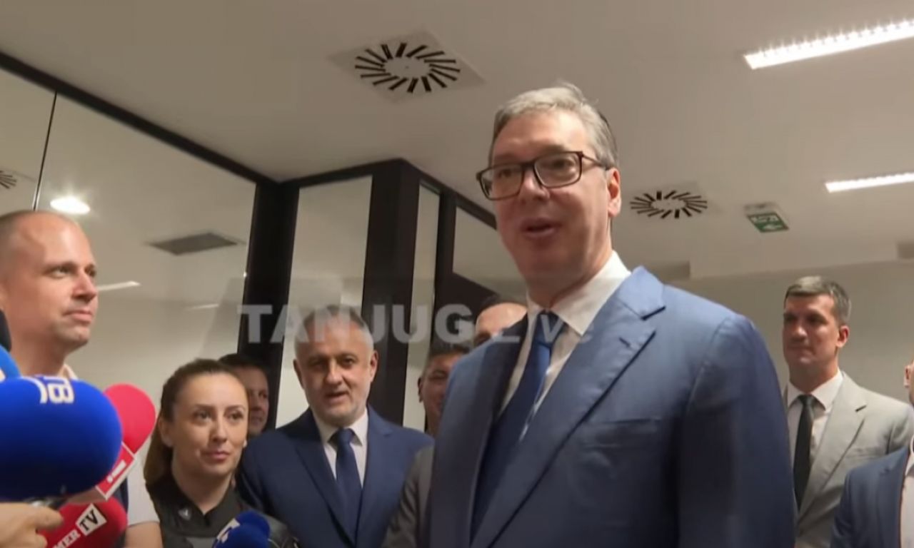 VUČIĆ NA KOŠUTNJAKU: Predsednik obilazi moderni, novoizgrađeni NACIONALNI TRENING CENTAR