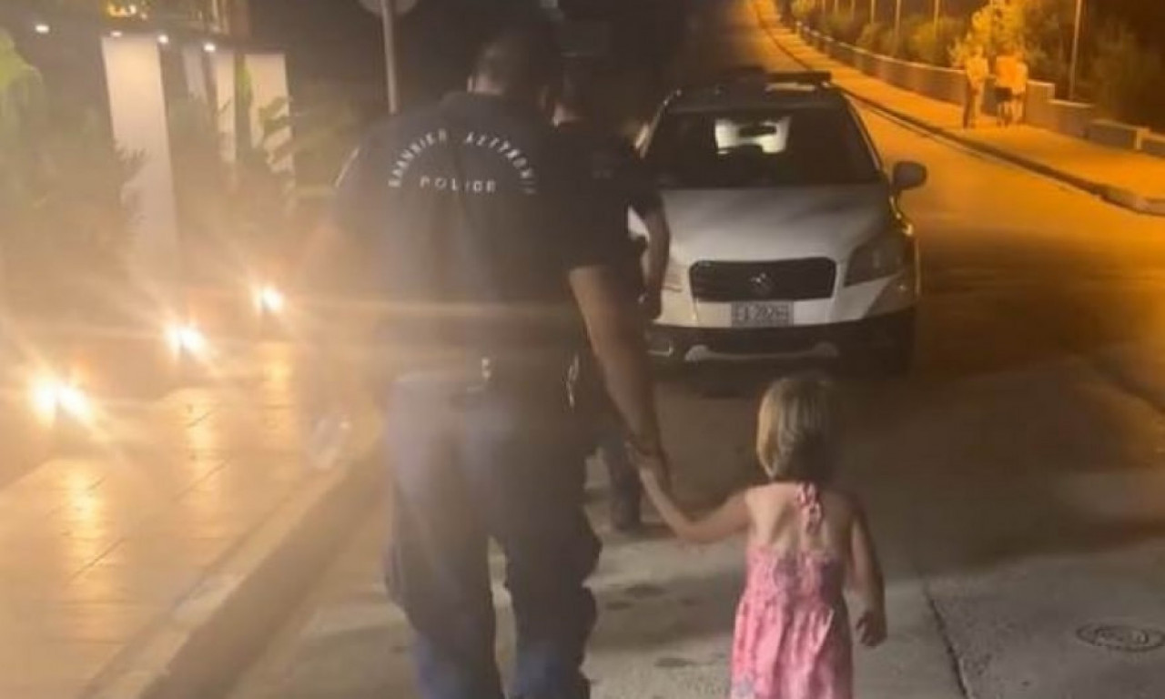 Srpski policajac je HEROJ u Grčkoj! Evo šta je uradio kada se DEVOJČICA (4) IZGUBILA