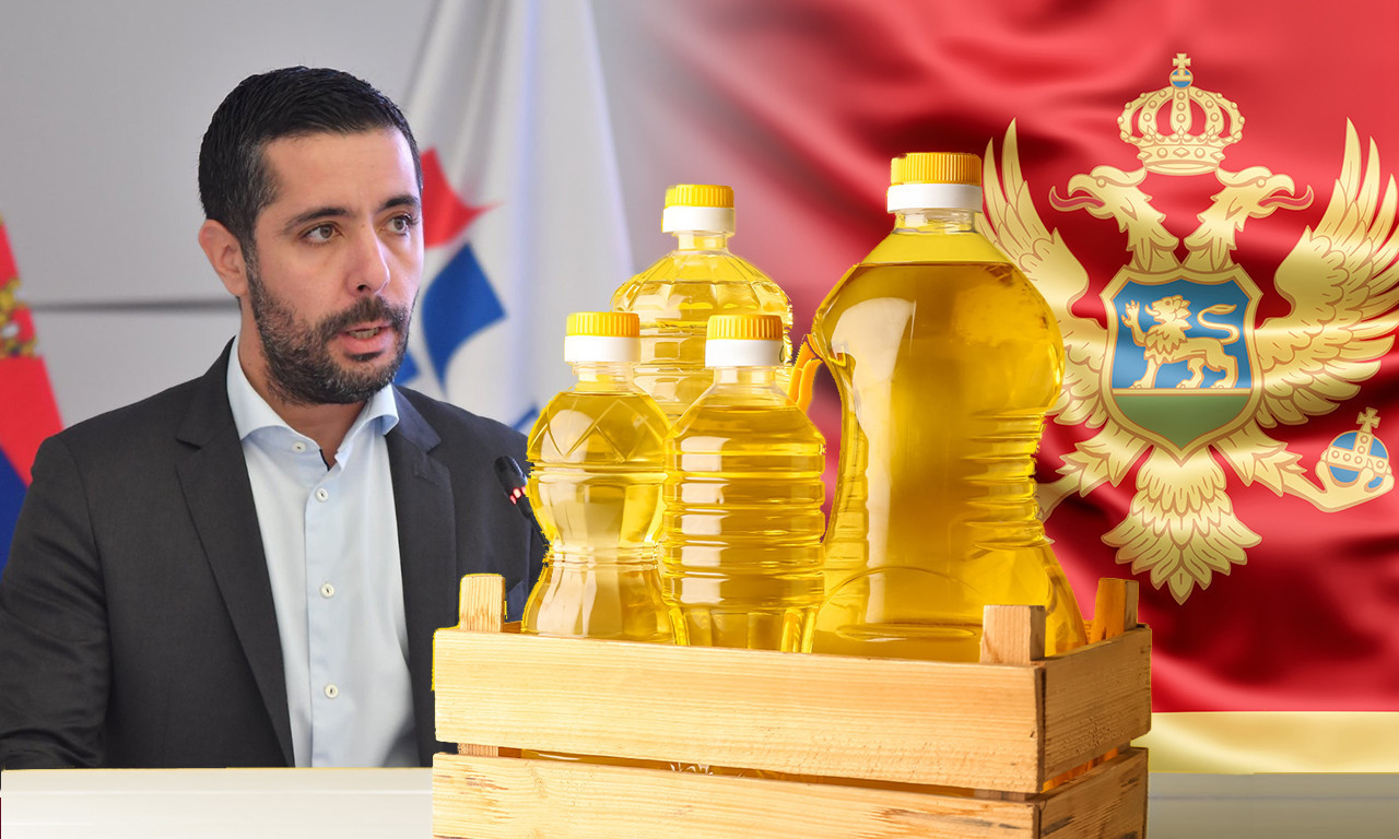 ODGOVOR MINISTRA na pisanje medija u Podgorici:"Nema zabrane izvoza ulja u Crnu Goru, reč je o nekorektnoj KAMPANJI"