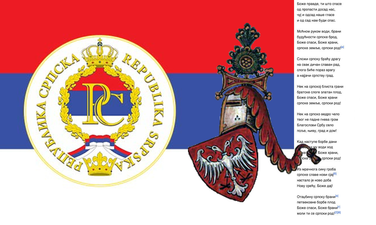 REPUBLIKA SRPSKA VRAĆA HIMNU "BOŽE PRAVDE", i to nije sve! Zasijaće i GRB NEMANJIĆA