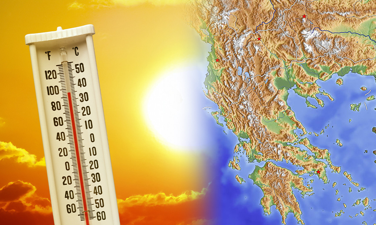 BALKAN JE DANAS najtopliji u Evropi! Termometri "gore", a u svim zemljama REGIONA izdato je upozorenje na ovo