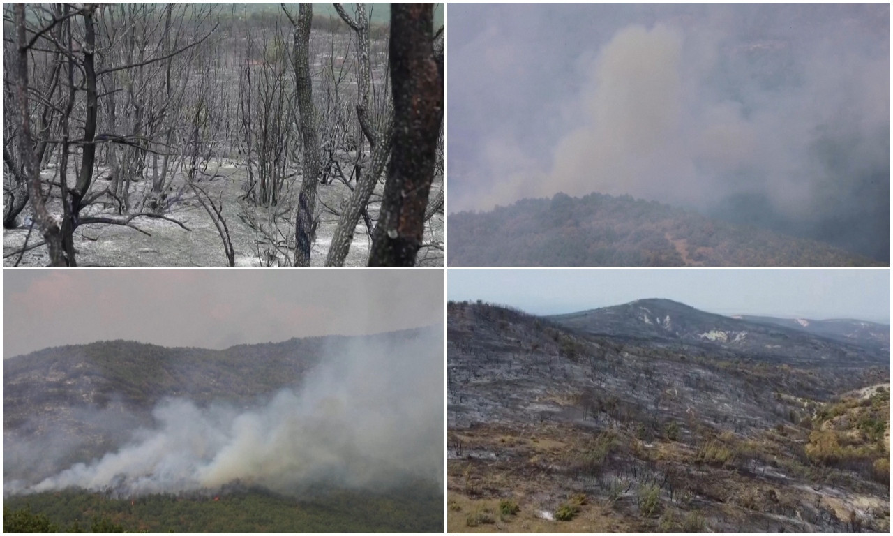 GORI SEVERNA MAKEDONIJA: Požari bukte, vatrogasne ekipe se bore sa stihijom!