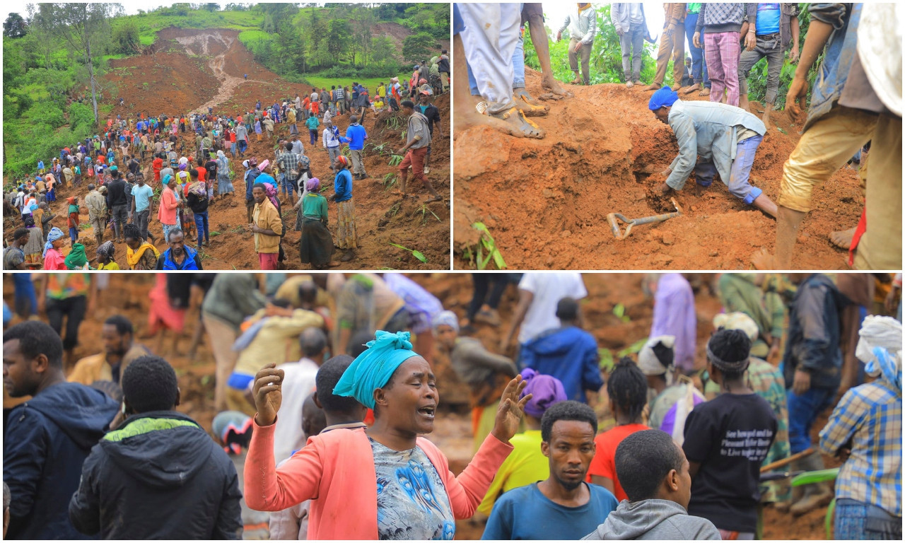 NOVI CRNI BILANS: U KLIZIŠTU u Etiopiji stradalo 146 osoba, među ŽRTVAMA TRUDNICE I DECA! (FOTO)