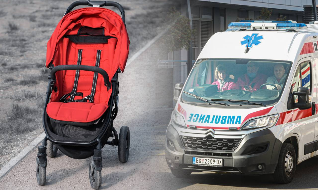 Dve bebe ispale IZ KOLICA, pa hitno prevezene u Urgentni centar
