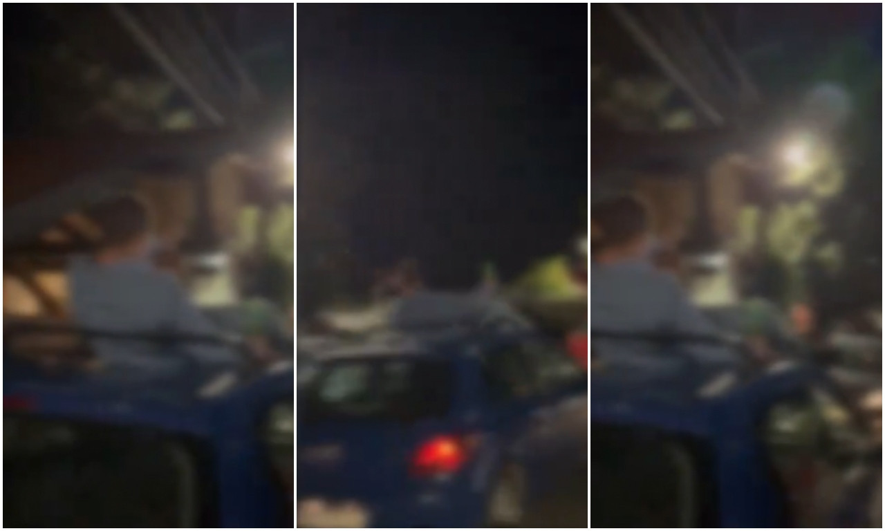 NAJEŽIĆETE SE! Isplivao snimak nastao neposredno pre nego što je TINEJDŽER PAO SA KROVA auta u pokretu i POGINUO (VIDEO)