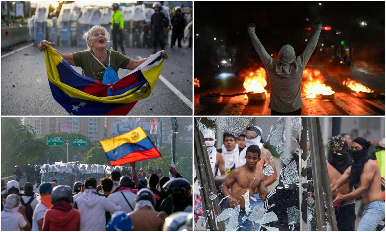 GUMENI MECI i SUZAVAC NA PROTESTIMA u Venecueli! TOTALNI HAOS zbog REZULTATA IZBORA, evo šta kaže Maduro