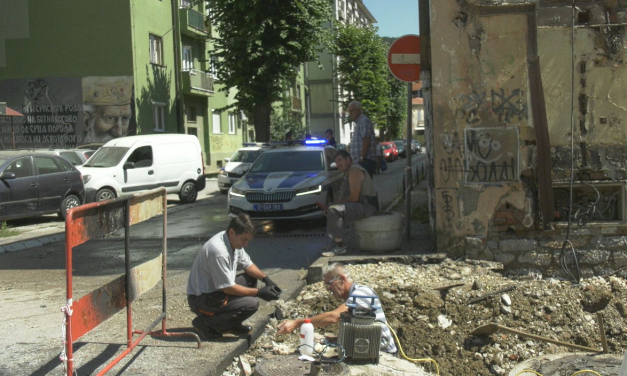 Požar u centru Užica lokalizovan, dotok GASA zatvoren (FOTO+VIDEO)