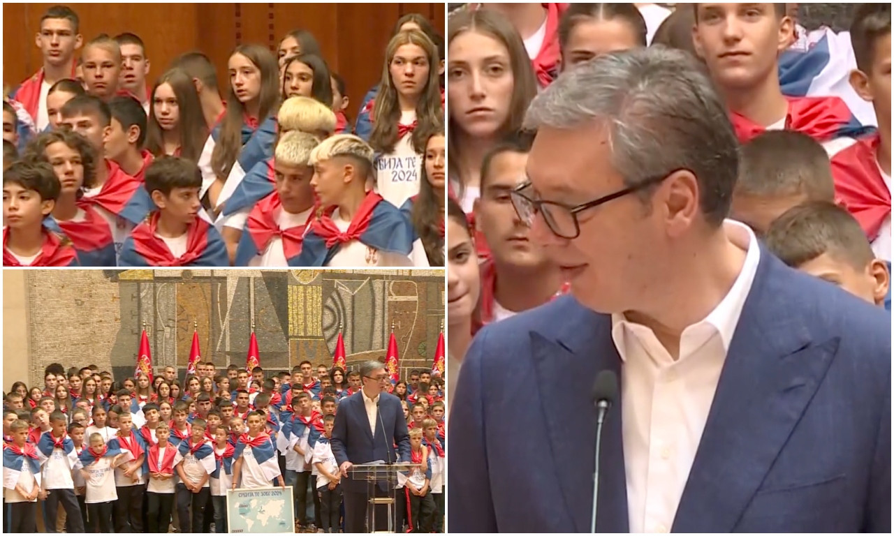 VUČIĆ primio mlade sportiste učesnike kampa "Srbija te zove": "...Mnogo vam HVALA što ste danas ovde" (FOTO+VIDEO)