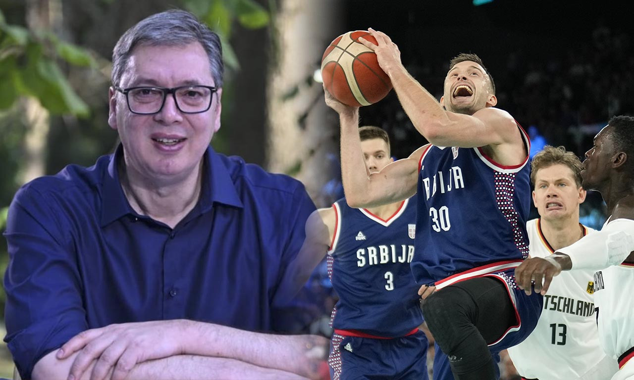 Vučić čestitao košarkaškoj reprezentaciji Srbije: "Zaslužili ste zlato, hvala vam za bronzu! Čestitam...!"