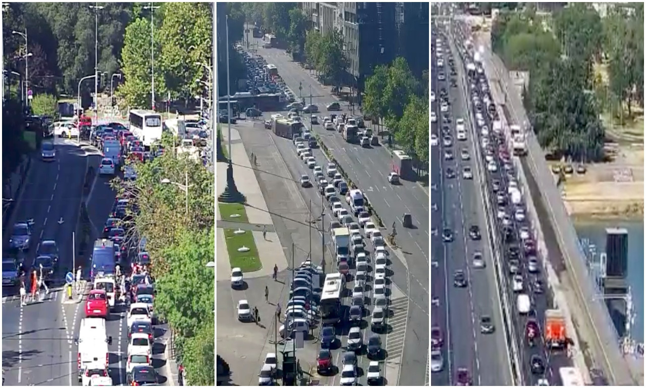 BEOGRAĐANI SE VRAĆAJU sa odmora, a sa njima i JUTARNJI ŠPIC! Stvaraju se velike gužve u ovim delovima grada (FOTO)