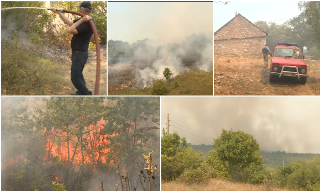 POŽARI U CRNOJ GORI SE NE SMIRUJU: Izgorela porodična kuća kod PODGORICE, odjekivale EKSPLOZIJE!