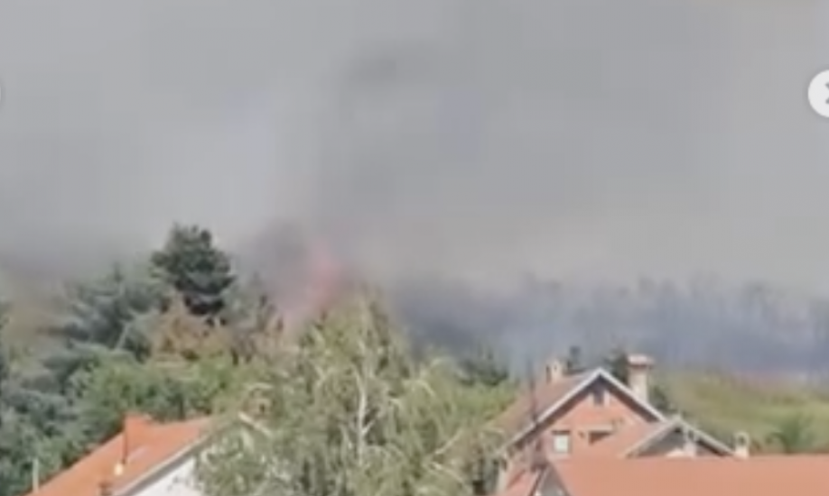 Očevici u PANICI zbog POŽARA U VINČI! Buktinja se širi, vatrogasci na terenu: "PLAMEN se približava kućama" (VIDEO)