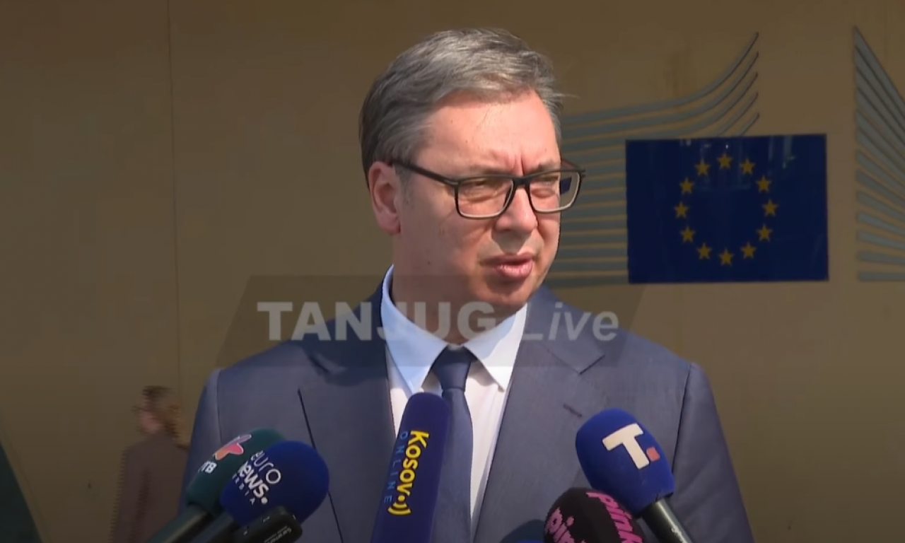 VUČIĆ IZ BRISELA posle RADNOG RUČKA sa Ursulom  fon der Lajen: Razgovarali smo o onome šta su planovi Evropske komisije