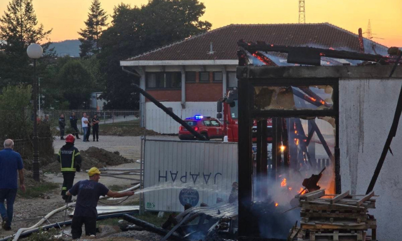 Detalji POŽARA u Gornjem Milanovcu: Potpuno IZGORELA zgrada Predškolske ustanove Sunce (FOTO)