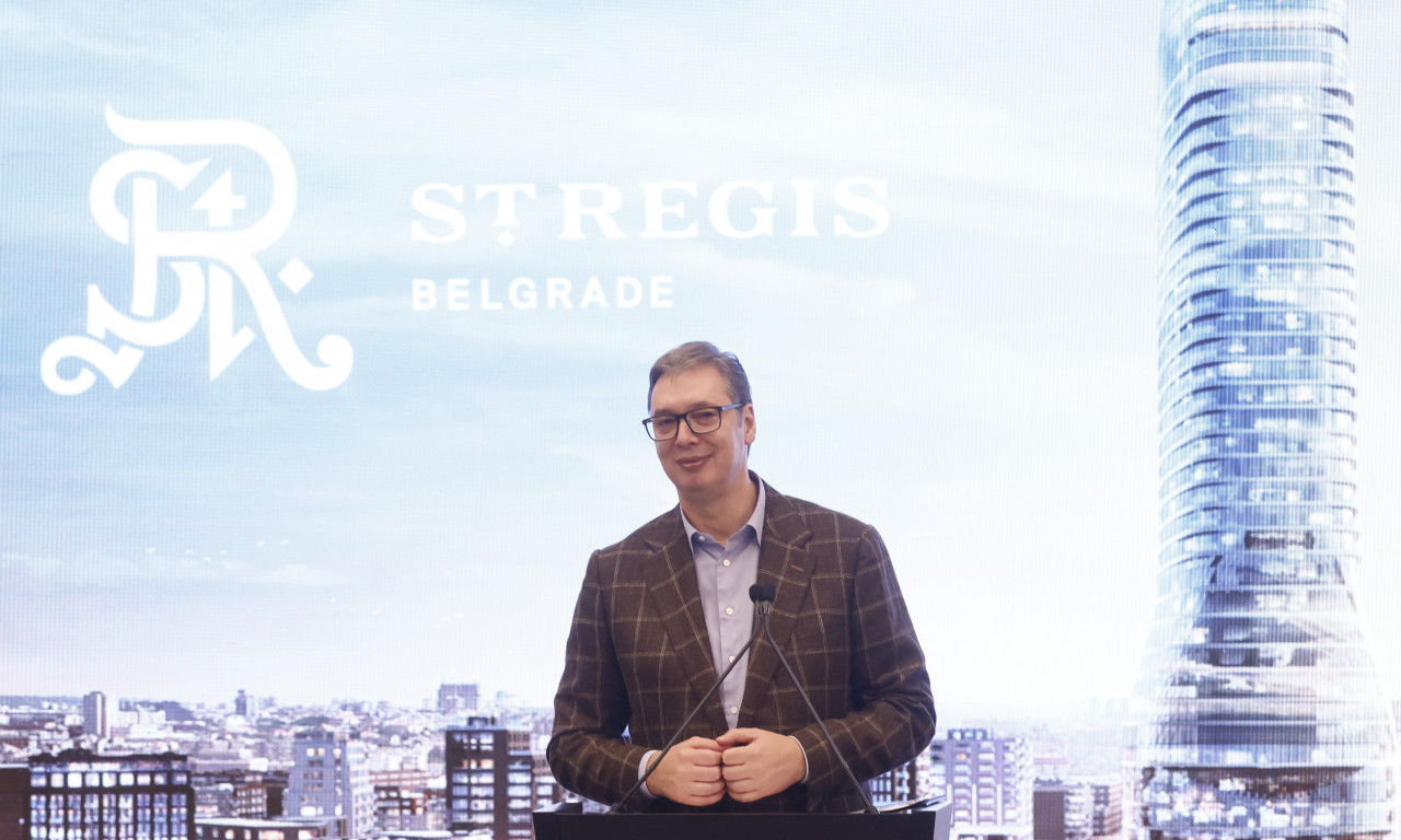 VUČIĆ na svečanosti: "Beograd na vodi doneo 9,7 milijardi evra, u hotelu THE ST. REGIS BELGRAD 200 novih RADNIH MESTA"