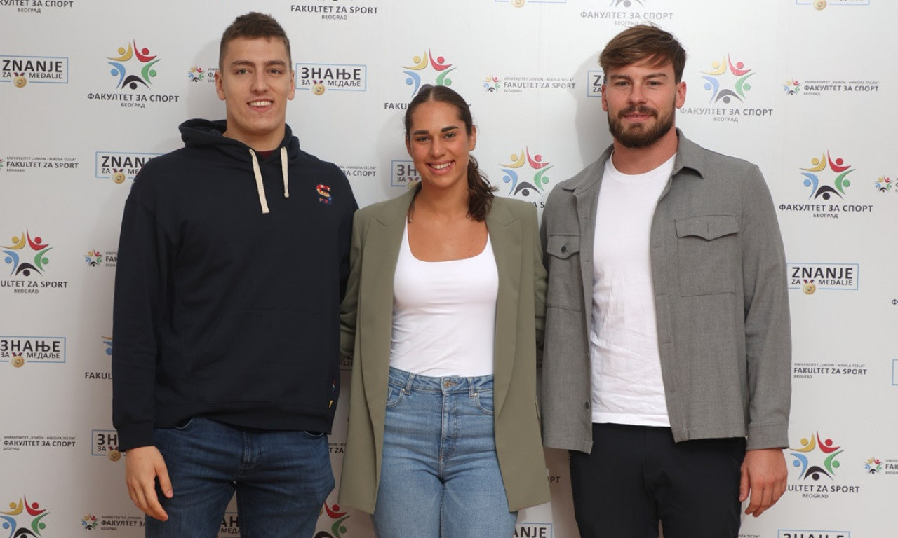 Trofejni olimpijci se družili sa studentima Fakulteta za sport (FOTO)