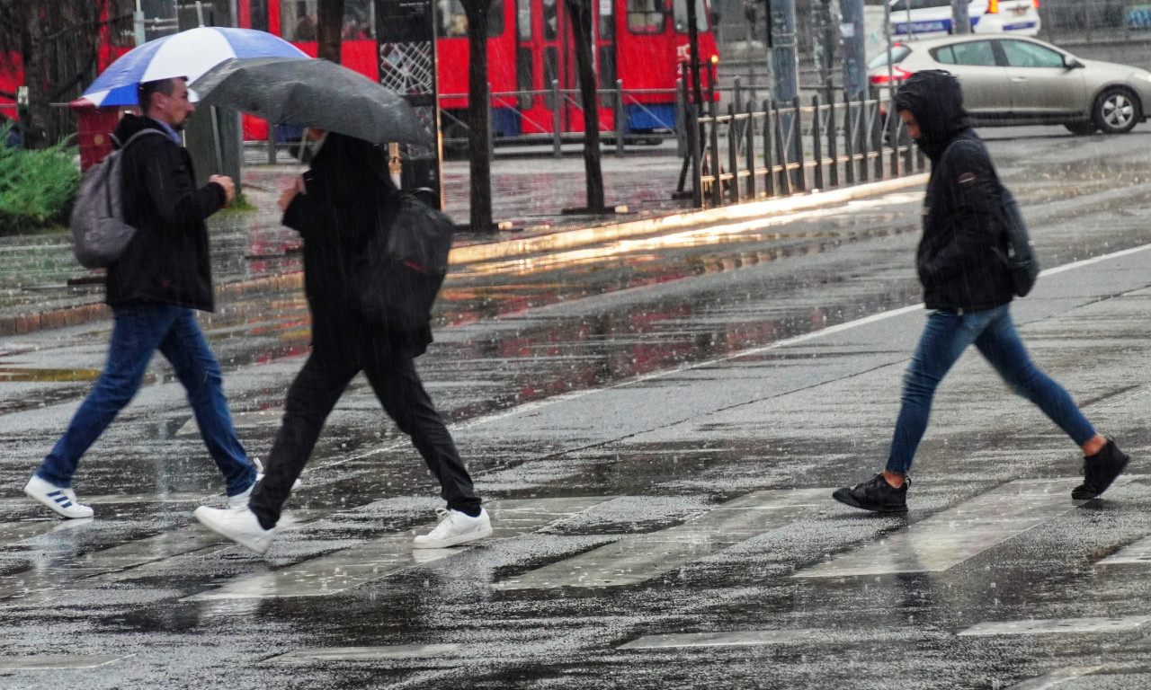 DANAS TMURNO SA KIŠOM: Temperatura ipak prijatna