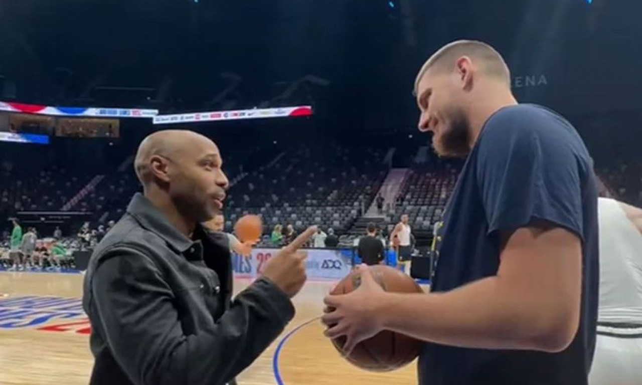 NIKOLA JOKIĆ GLAVNA FACA U ABU DABIJU: Legendarni fudbaler mu prišao I PITAO GA ZA FOTOGRAFIJU! (VIDEO)