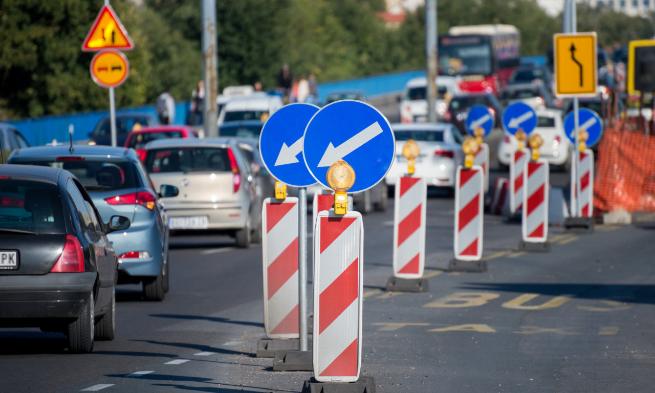 DANAS SE SPREMITE ZA GUŽVE U SAOBRAĆAJU Očekuju se zastoji zbog radova na ovim putevima