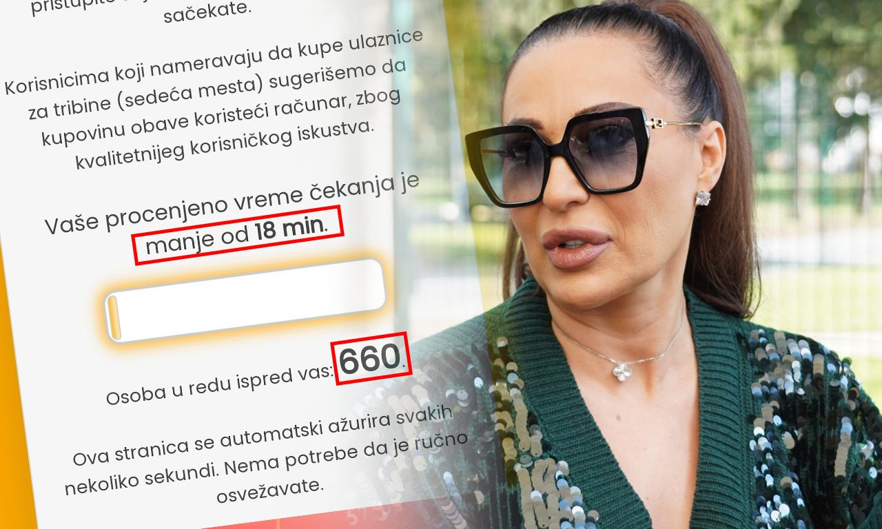 Napravljena je LISTA ČEKANJA za kupovinu karata: Zbog Cece "PAO SAJT", a evo zašto se TOLIKO ČEKA!