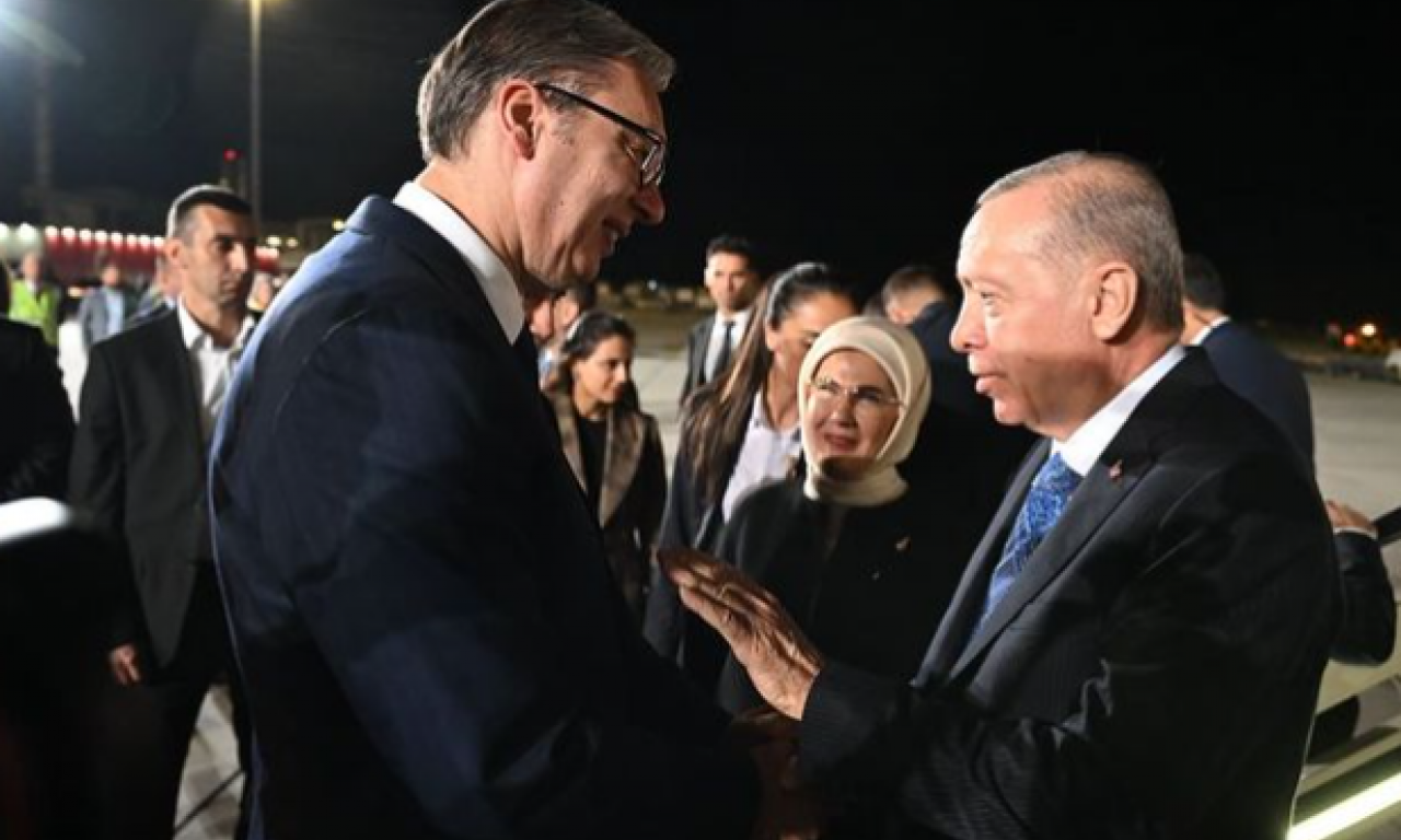 ERDOGAN STIGAO U SRBIJU: Dočekao ga predsednik Vučić!