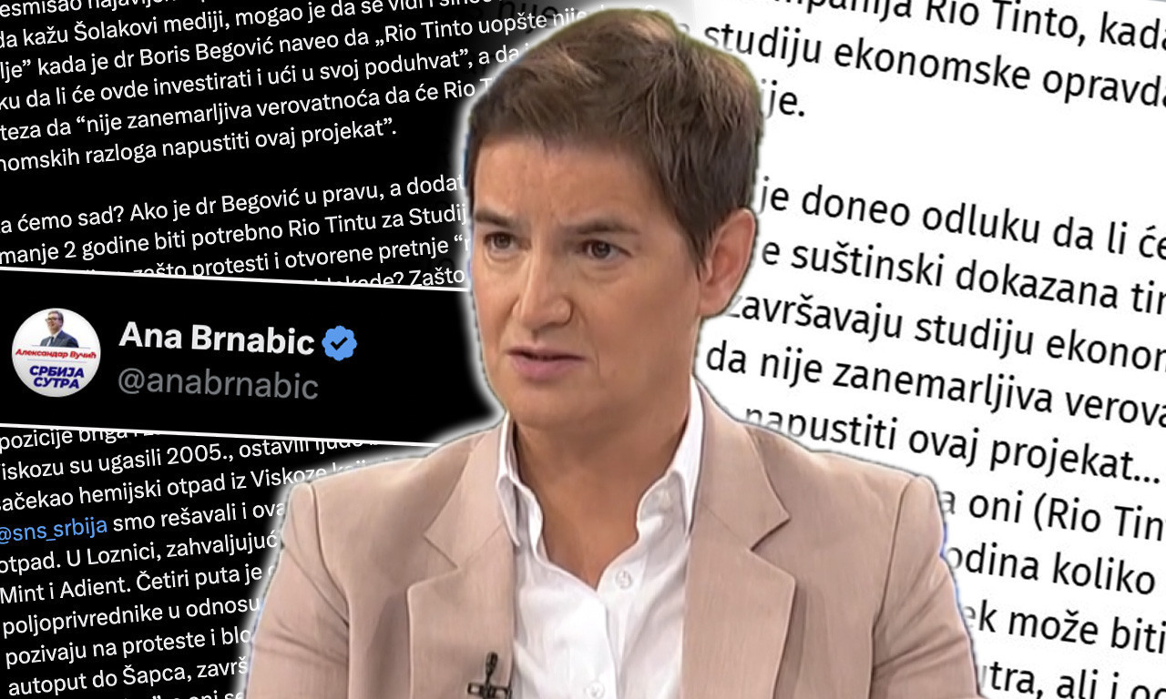 BRNABIĆ: Sav besmisao “LITIJUMSKOG RATA na ulicama” mogao je da se vidi i sinoć