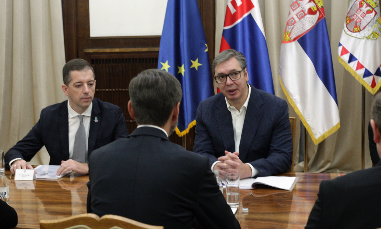 Vučić se sastao sa ministrom inostranih i evropskih poslova Slovačke Jurajem Blanarom (VIDEO)