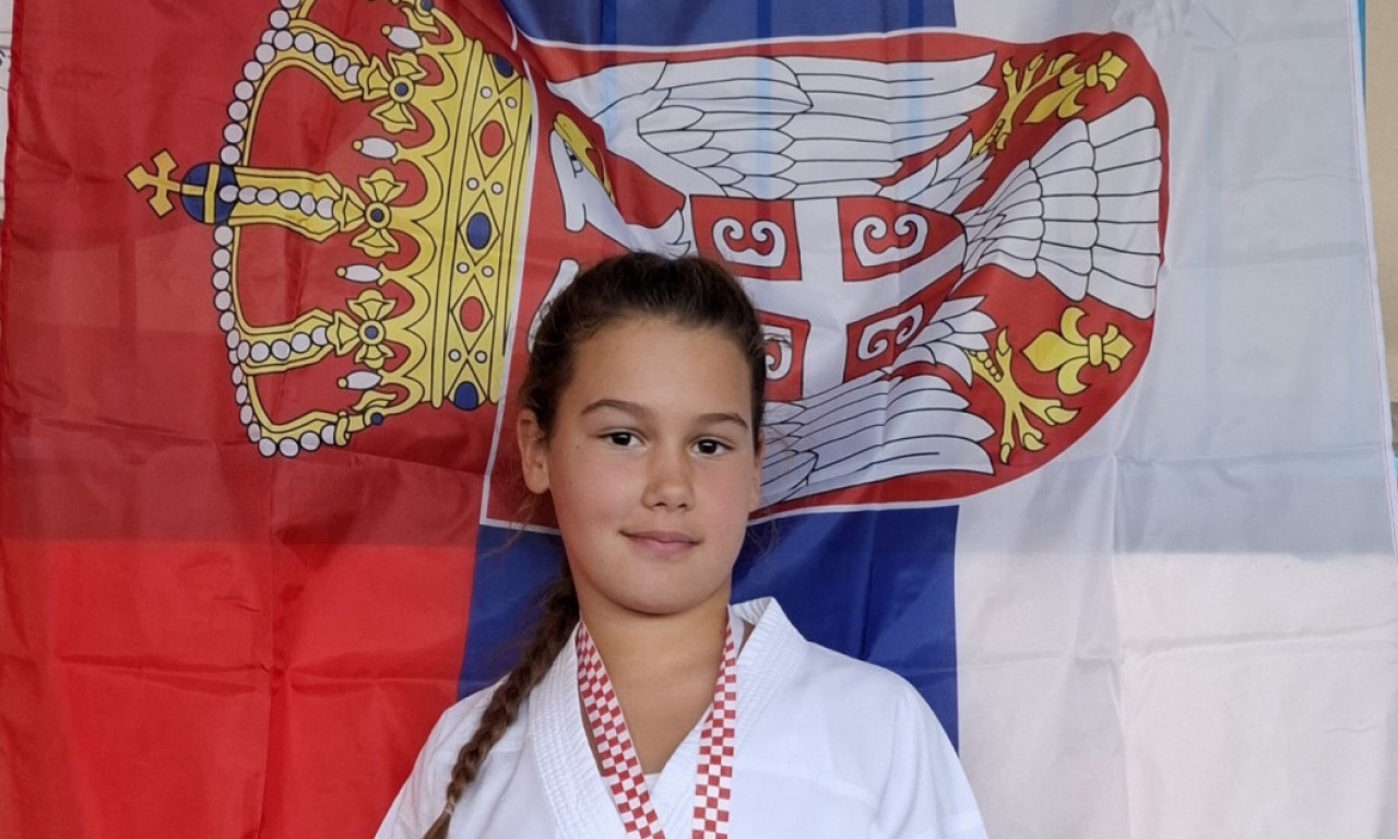 NAŠA ANA NAJBOLJA U REGIONU: Mlada Srpkinja osvojila zlato na međunarodnom karate turniru u Hrvatskoj