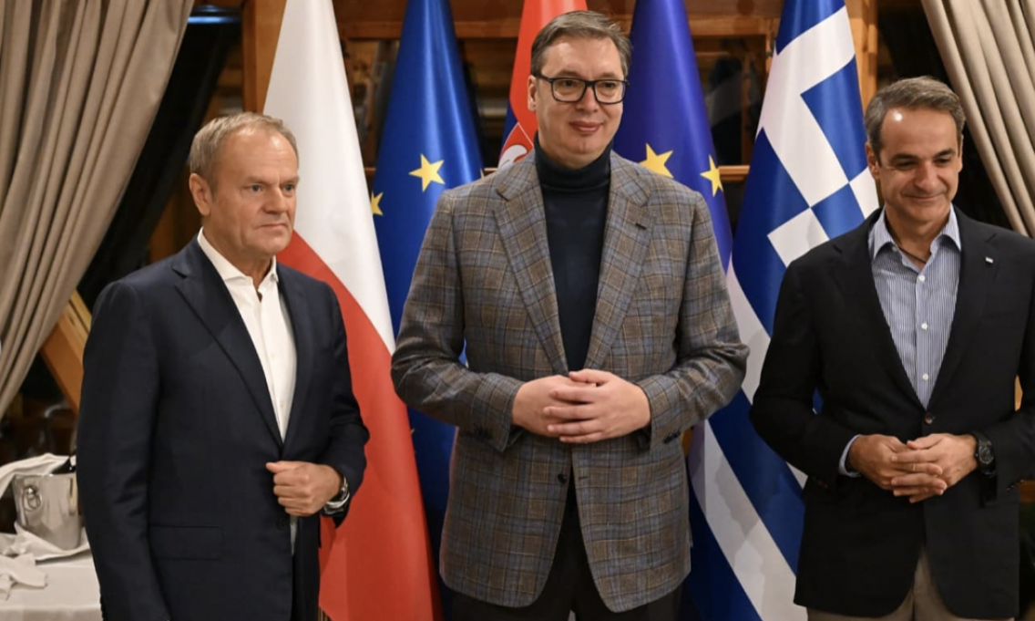 VUČIĆ NA VEČERI SA DVA SVETSKA PREMIJERA! Dobro došli u PONOSNU SRBIJU, dragi prijatelji