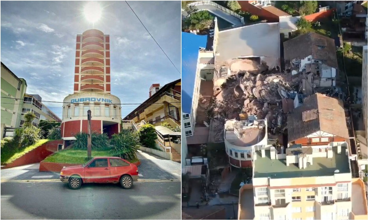 SRUŠIO SE HOTEL "DUBROVNIK"! Panika među meštanima, u toku je velika potraga za nestalima (FOTO)