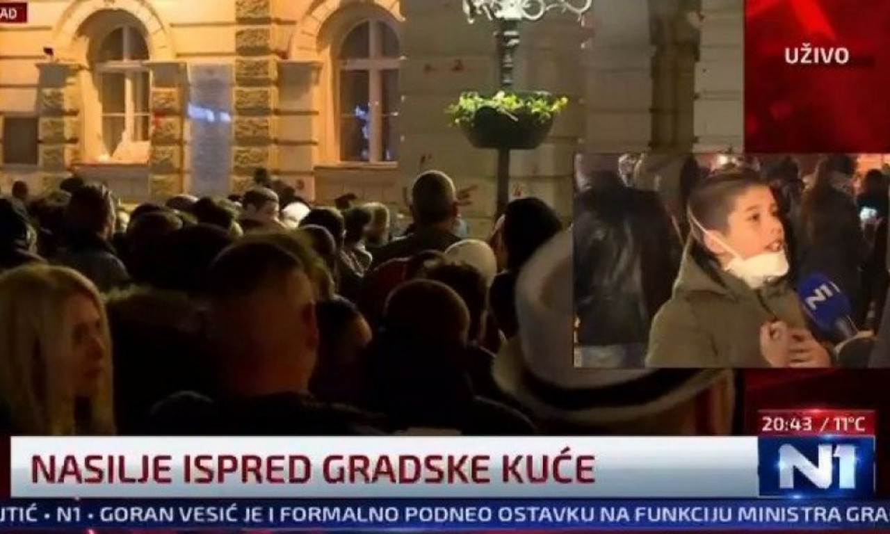 STRAVIČNA ZLOUPOTREBA DECE NA N1: Devetogodišnje dete pitaju da li će dolaziti na proteste?! (VIDEO)