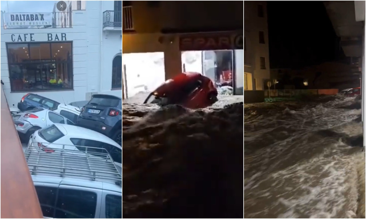 NOVI POTOP U ŠPANIJI Bujica nosi sve pred sobom, smrskana vozila se gomilaju jedno na drugom (VIDEO)