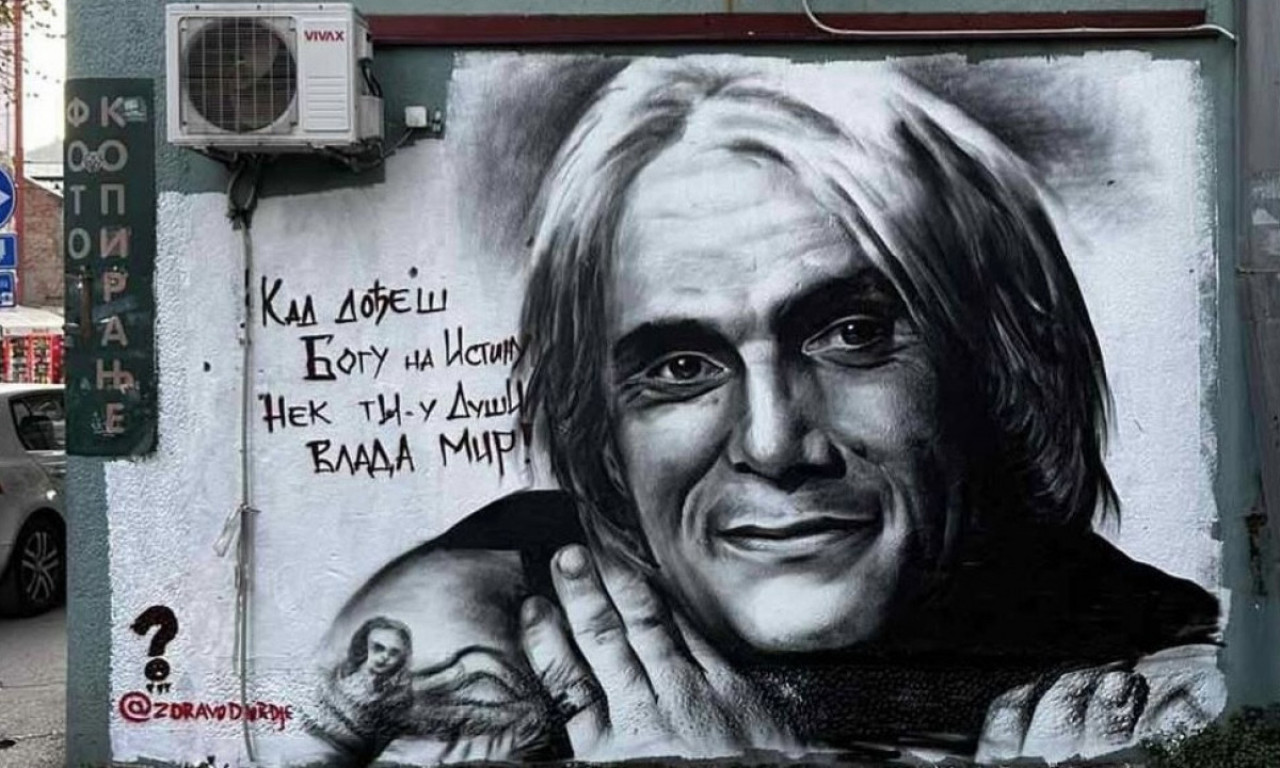 BORA ĐORĐEVIĆ DOBIO MURAL u Užicu! Prizor u centru oduševio ljude: "Zaslužio je da ga pamte i mlađe generacije"