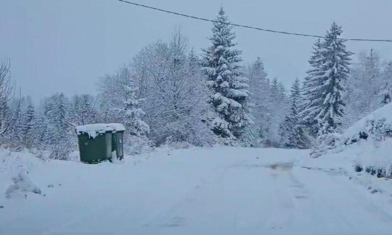 METAR SNEGA NA OVIM MESTIMA U SRBIJI: Evo gde je najviše zavejalo!